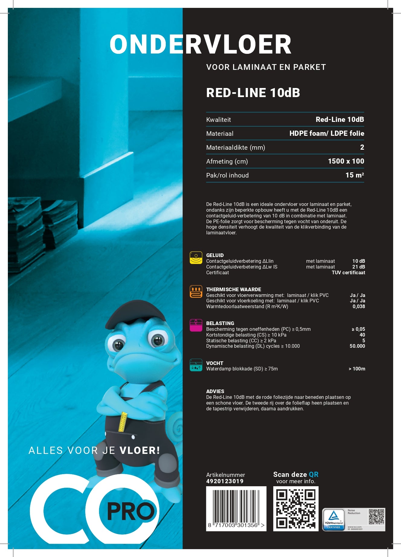 Co-pro red-line 10db