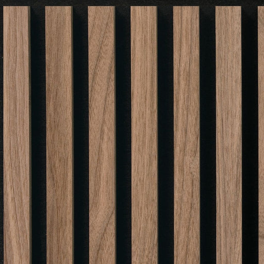 Silentlines lattenwand tegel walnoot