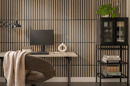 Silentlines lattenwand tegel licht eiken