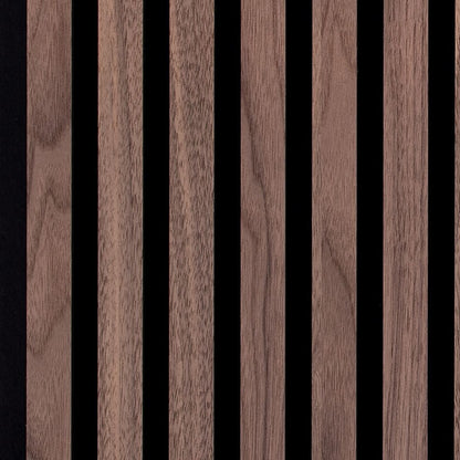 Silentlines lattenwand walnoot