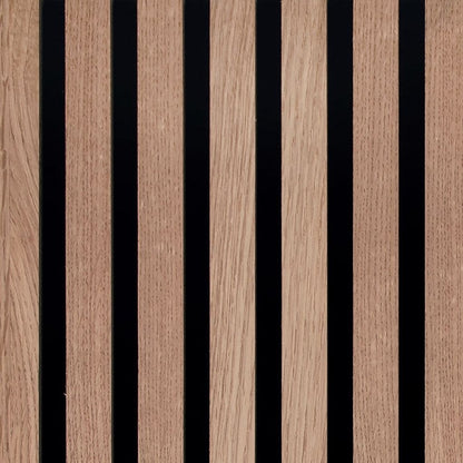 Silentlines lattenwand licht eiken