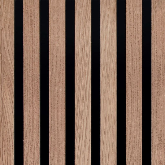 Silentlines lattenwand licht eiken