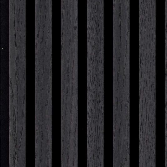 Silentlines lattenwand zwart eiken