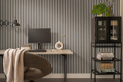 Silentlines lattenwand taupe