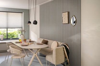 Silentlines lattenwand taupe