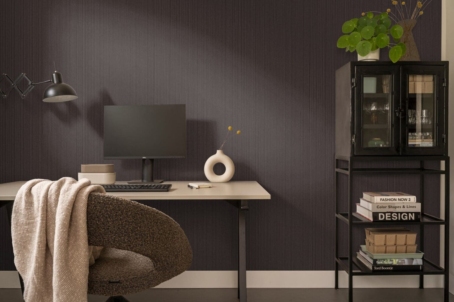 Silentlines houtstructuur zwart eiken