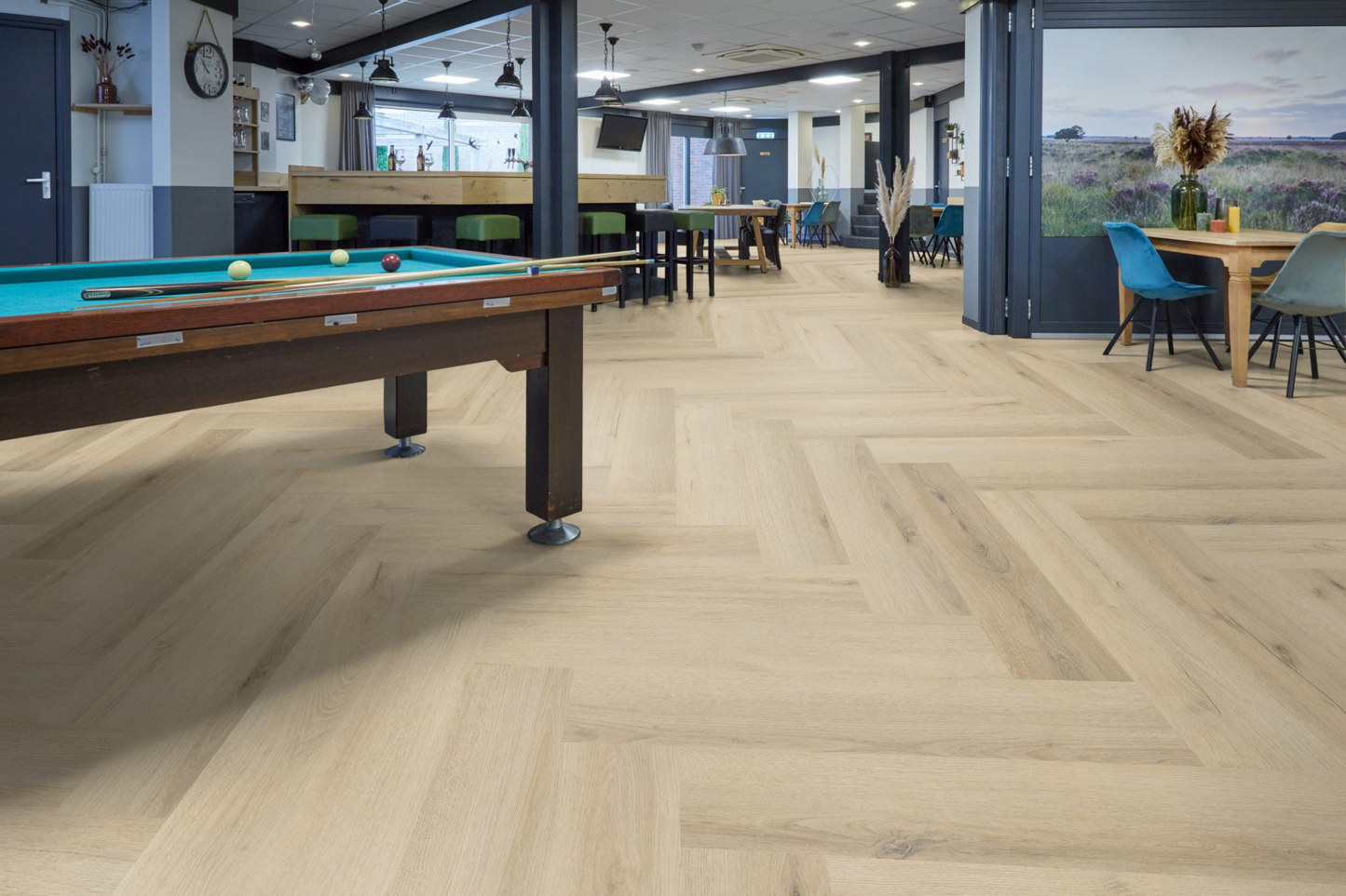 P730 visgraat dryback warm beige