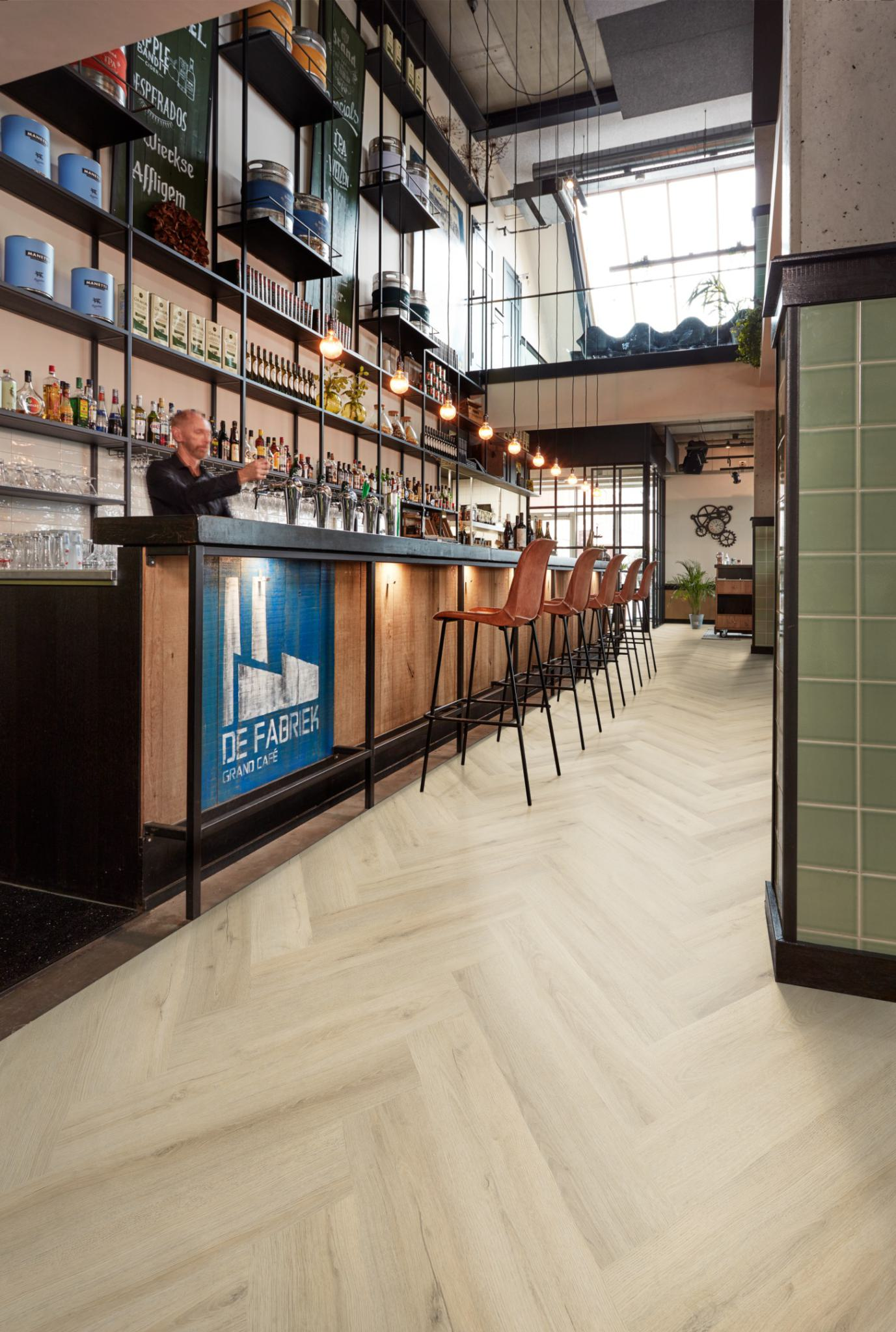 P730 visgraat dryback warm beige