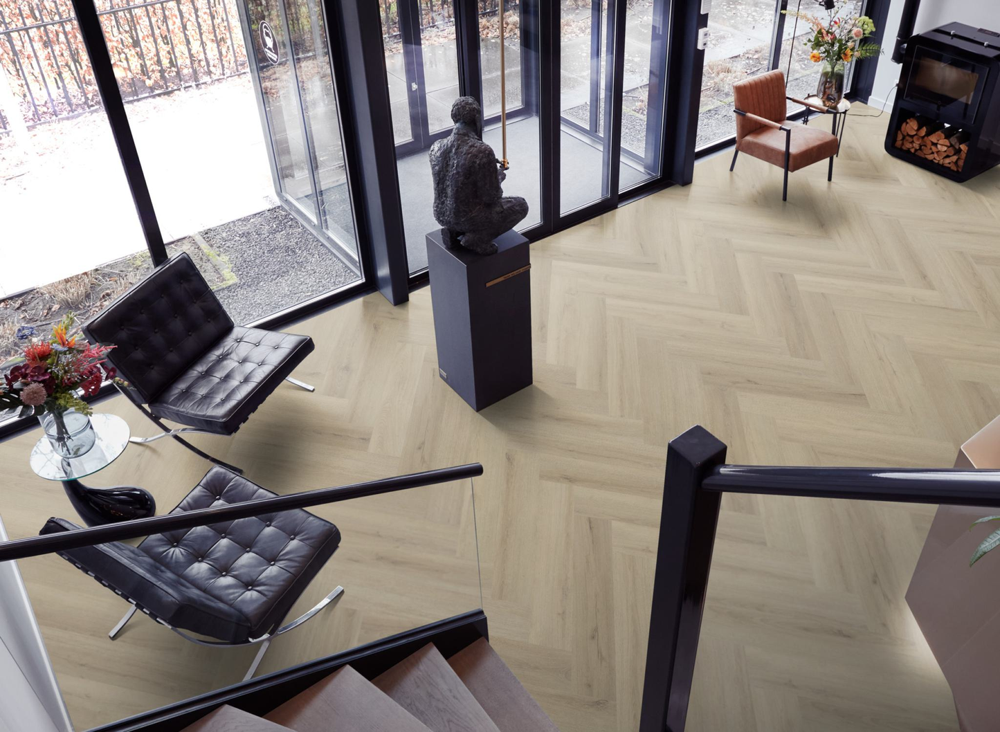 P730 visgraat dryback beige