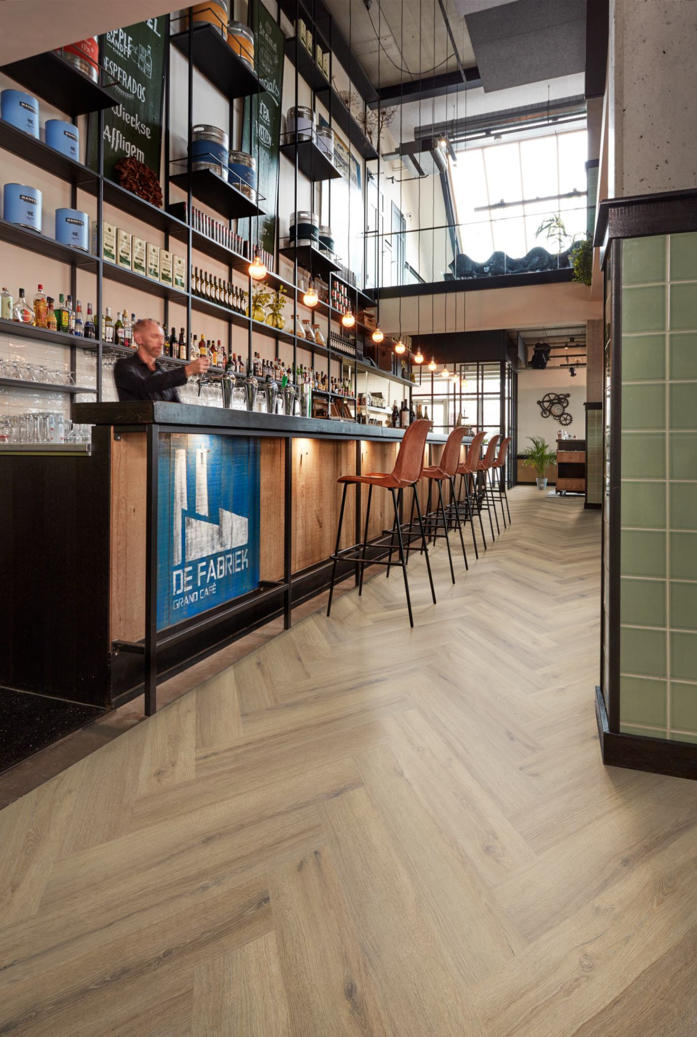 P730 visgraat dryback light brown