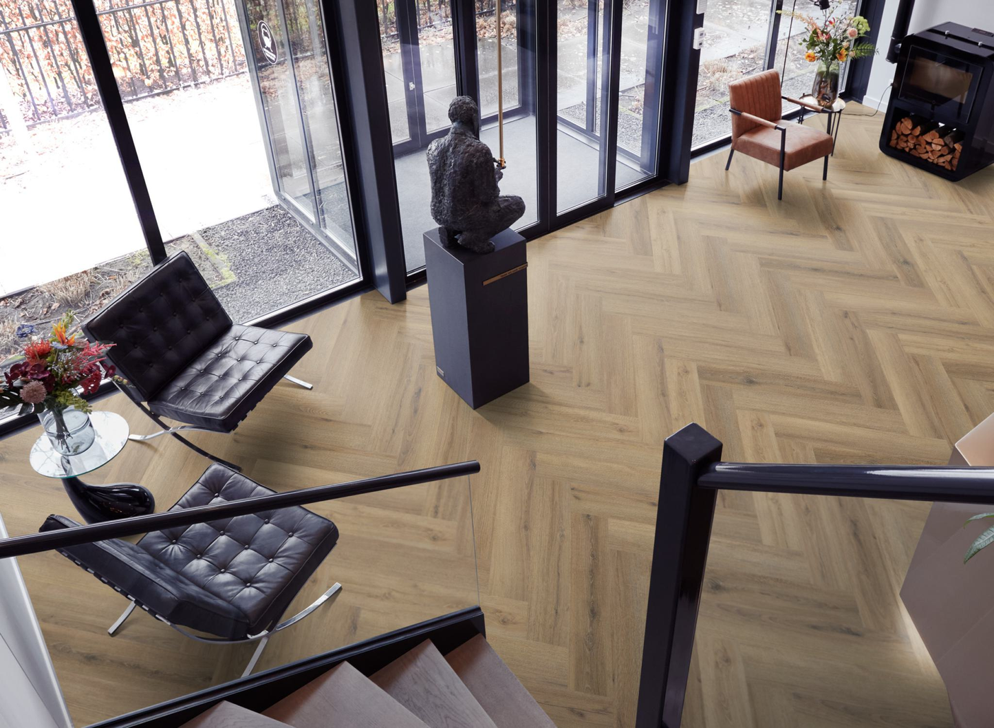 P730 visgraat dryback light brown