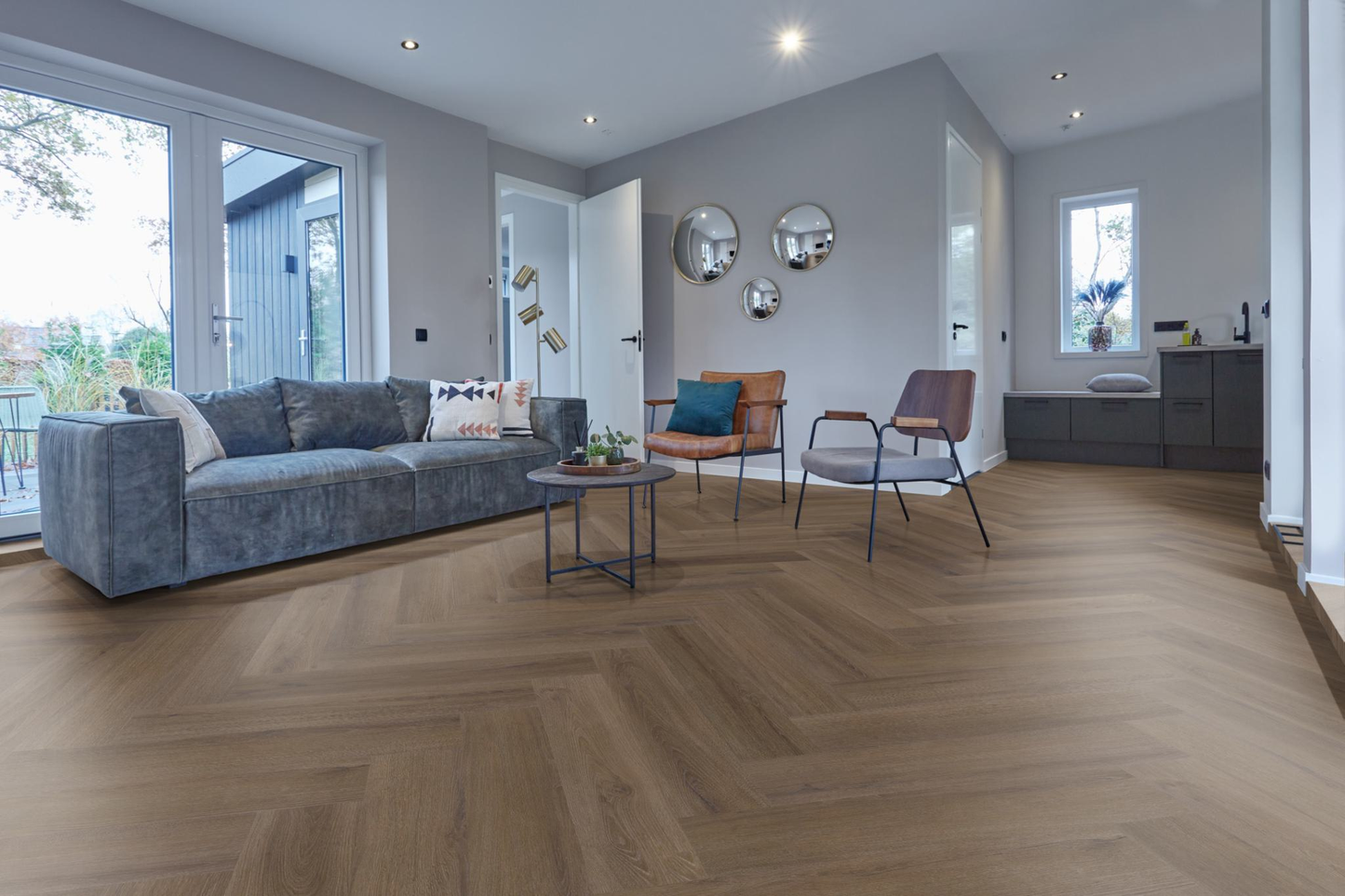 P730 visgraat dryback brown