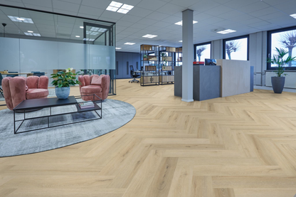 P735 visgraat click SRC warm beige