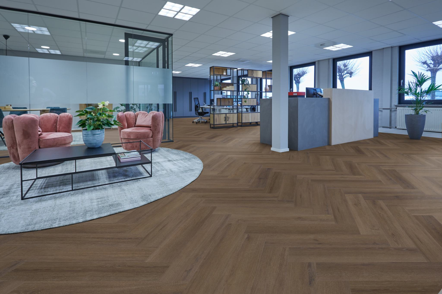 P735 visgraat click SRC brown