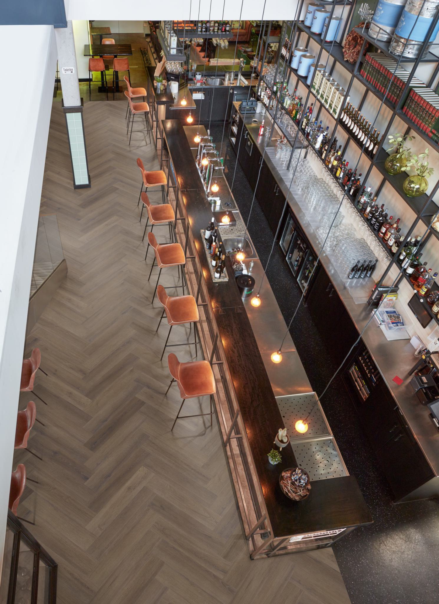 P735 visgraat click SRC brown