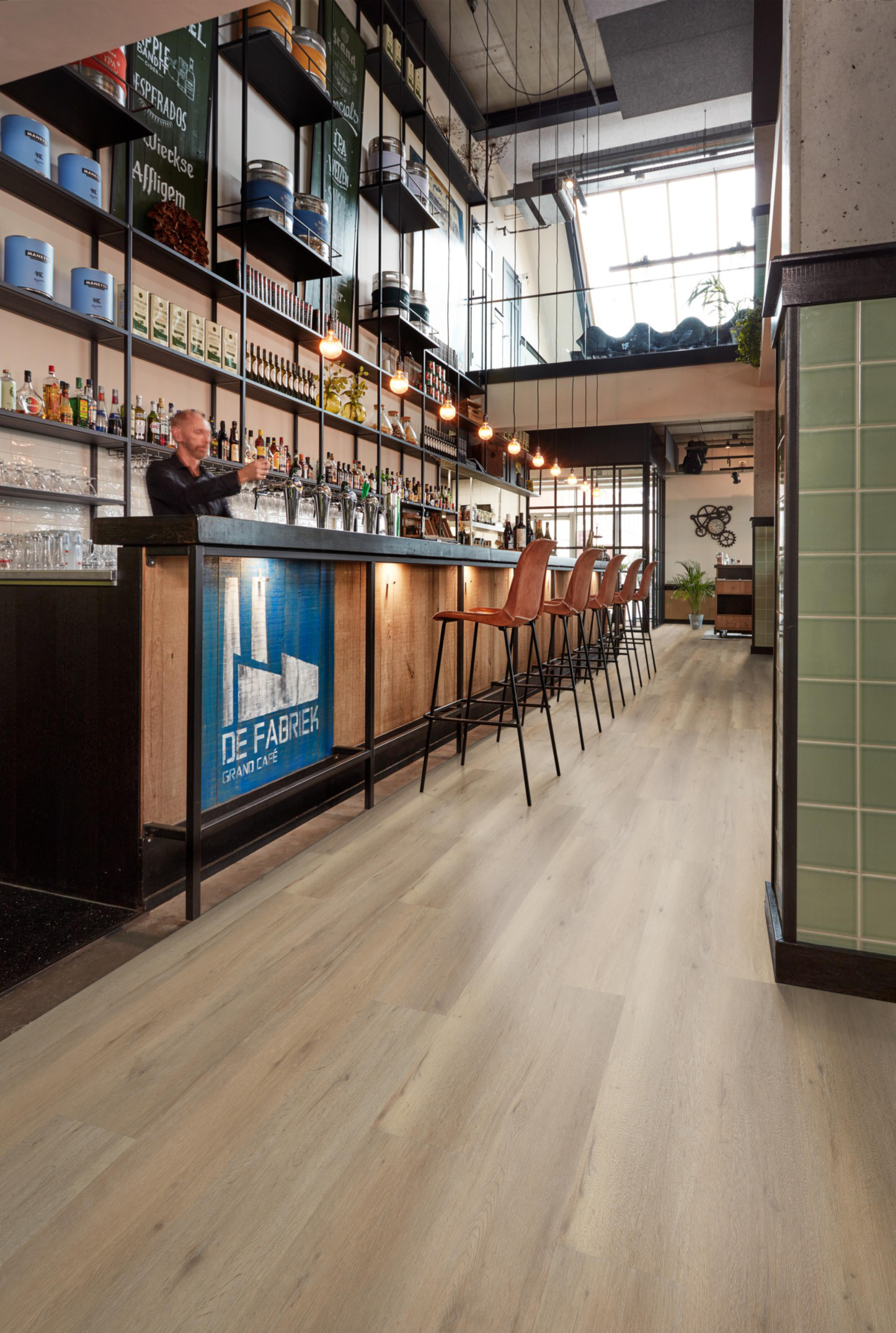 P410 dryback natural oak