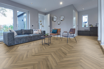 P605 visgraat click SRC light brown