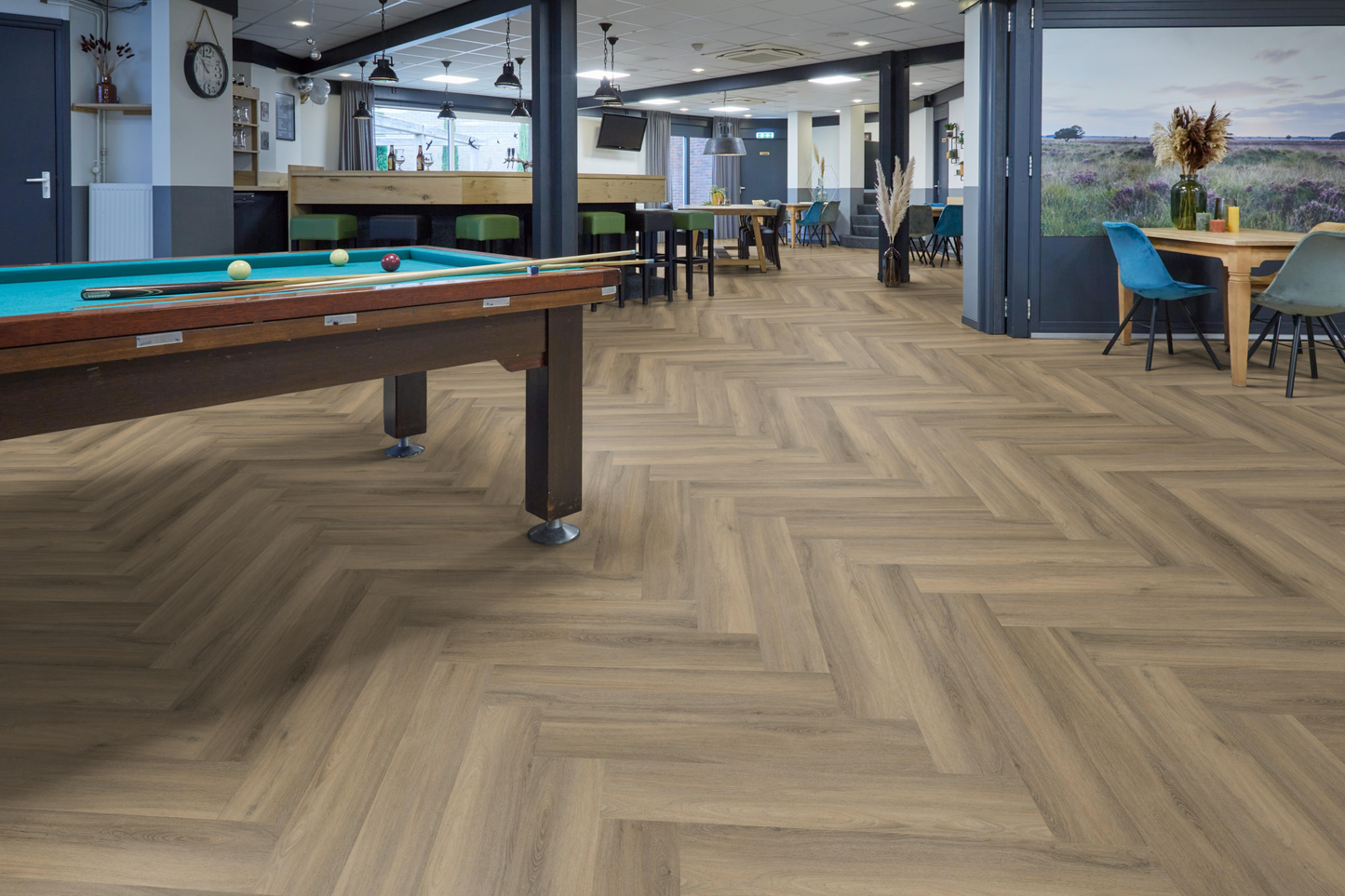 P605 visgraat click SRC light brown