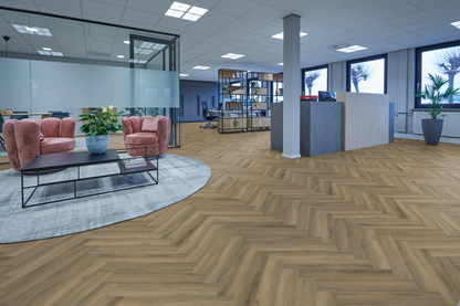 P605 visgraat click SRC light brown
