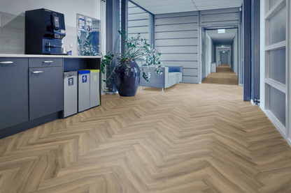 P605 visgraat click SRC light brown