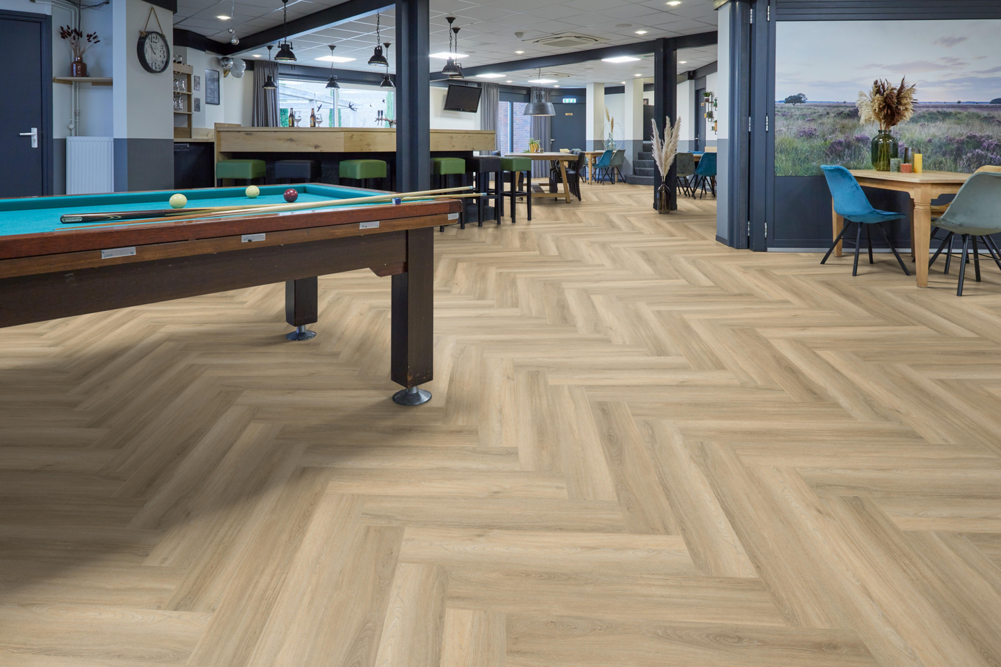 P605 visgraat click SRC beige