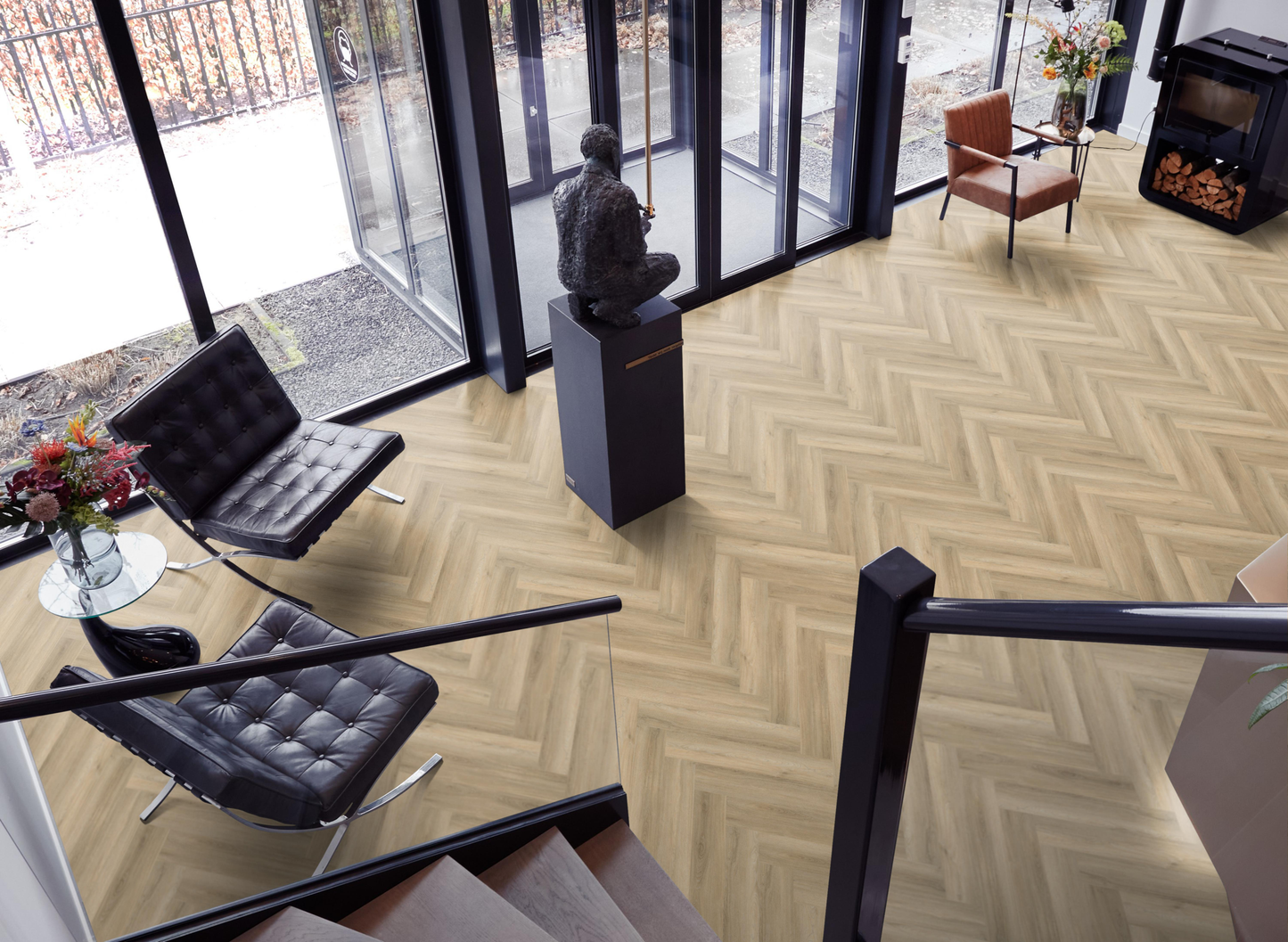 P605 visgraat click SRC beige