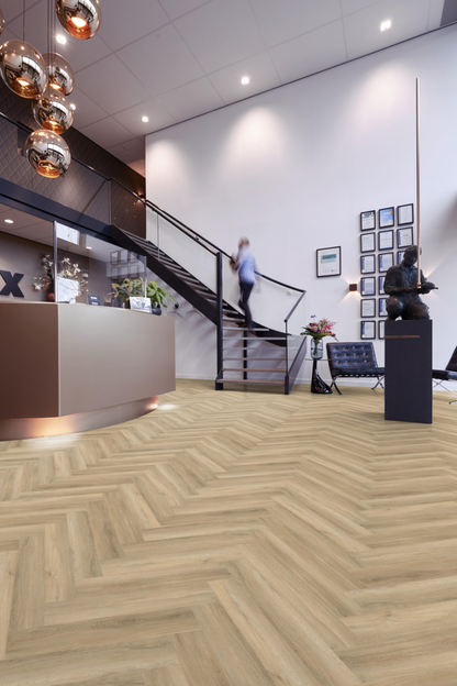 P605 visgraat click SRC beige