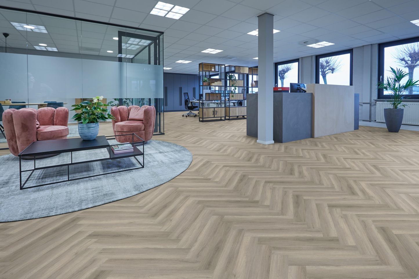 P605 visgraat click SRC grey