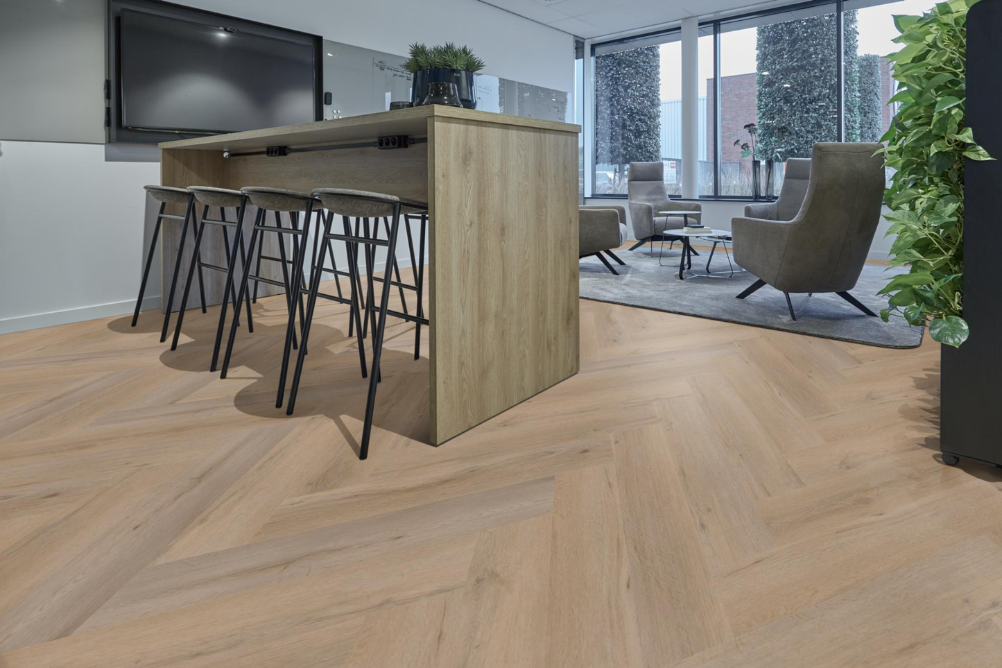 P610 visgraat dryback natural oak