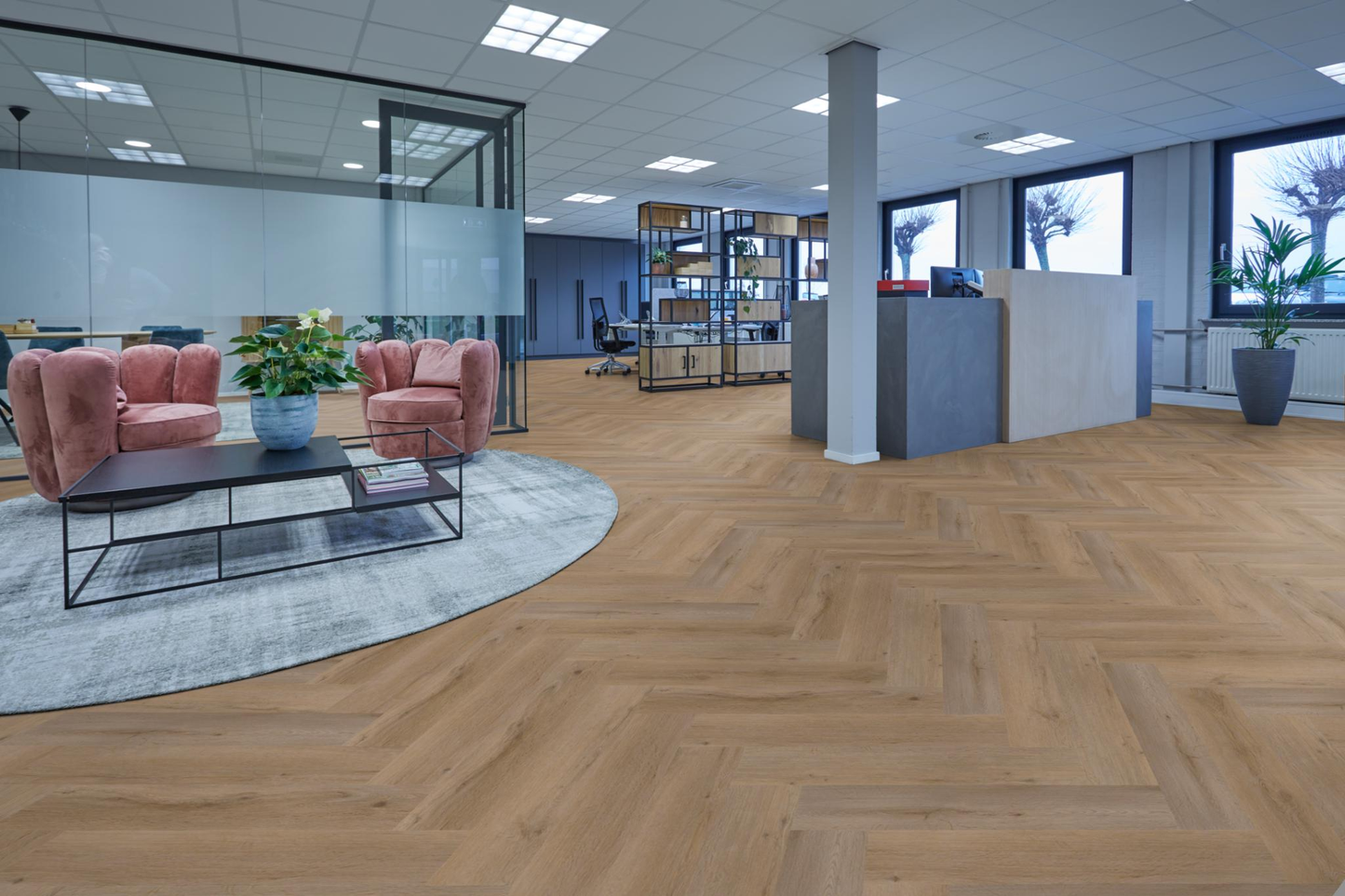 P610 visgraat dryback natural oak