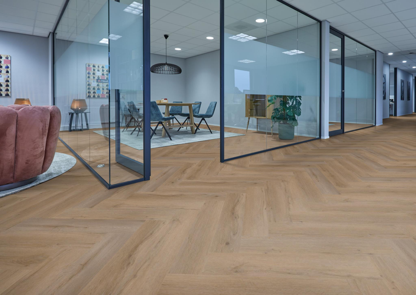 P610 visgraat dryback natural oak