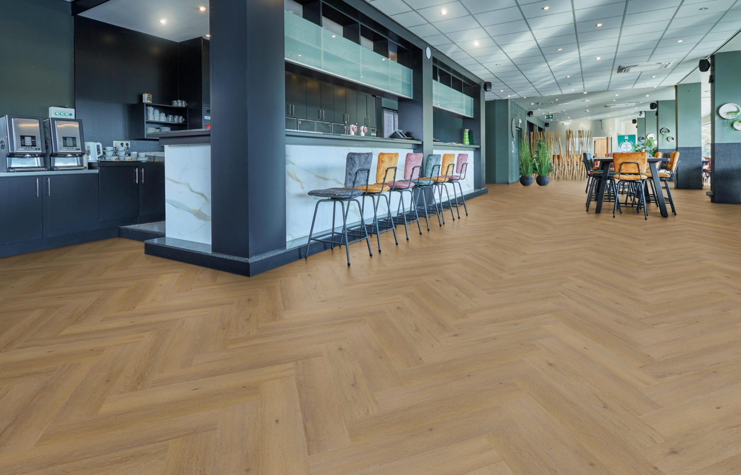 P610 visgraat dryback dark oak