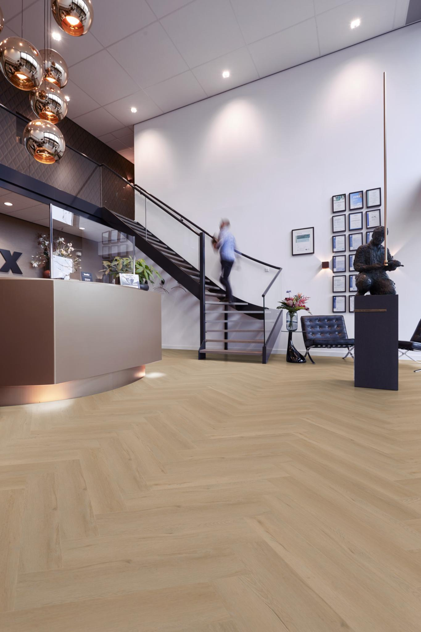 P610 visgraat dryback beige