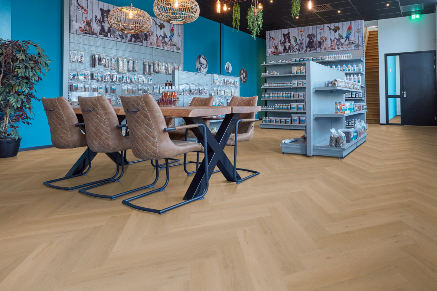 P610 visgraat dryback warm oak