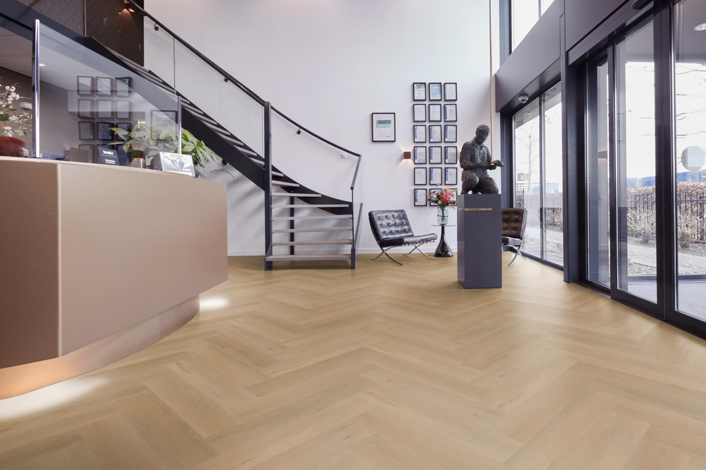 P610 visgraat dryback warm oak