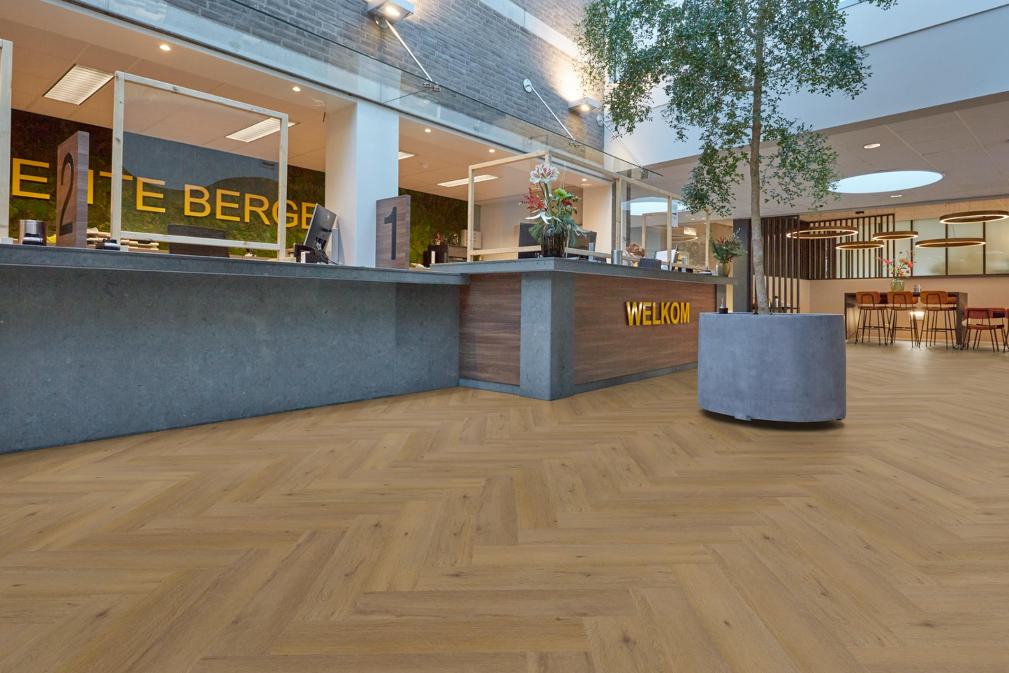 P615 visgraat click SRC dark oak