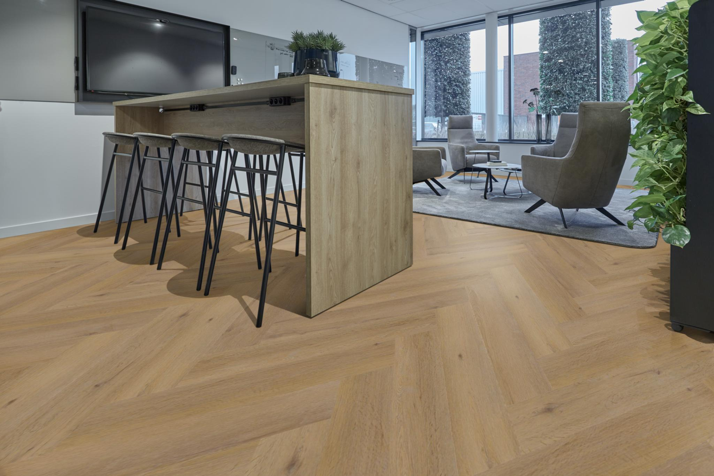 P615 visgraat click SRC dark oak