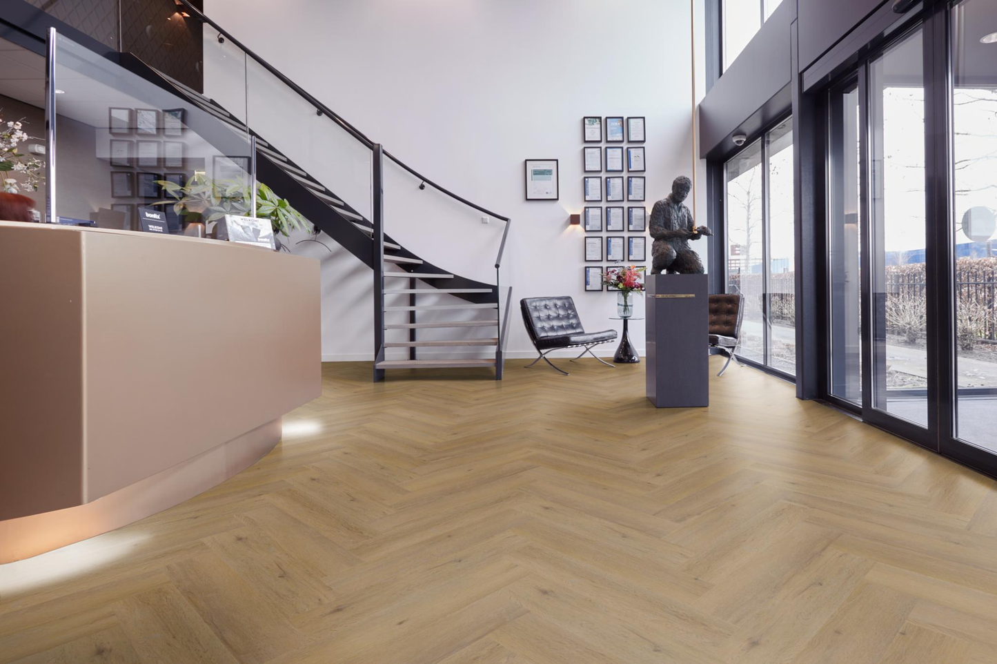 P615 visgraat click SRC dark oak