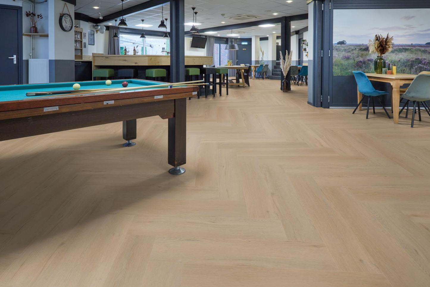 P615 visgraat click SRC beige