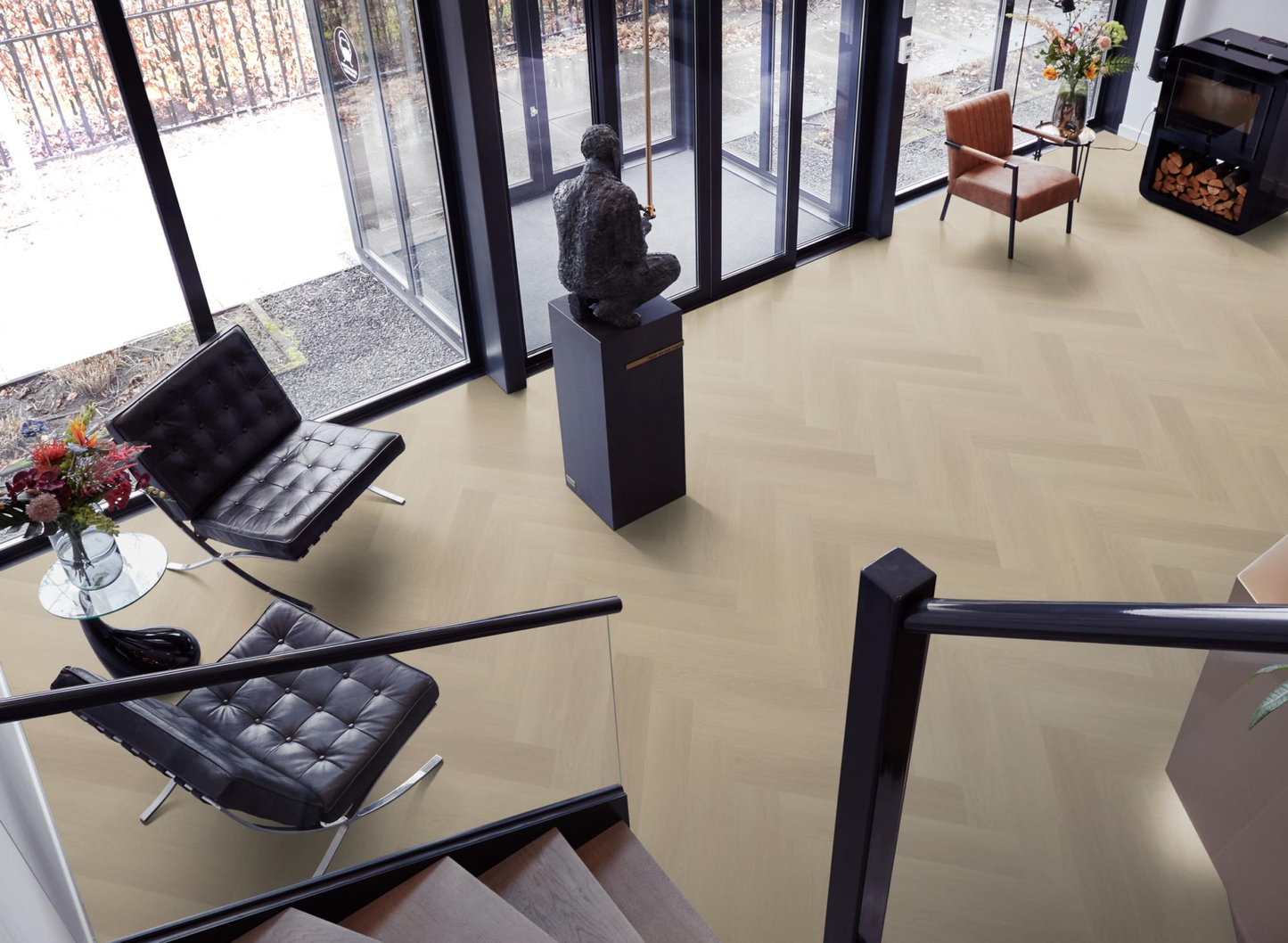 P620 visgraat dryback beige