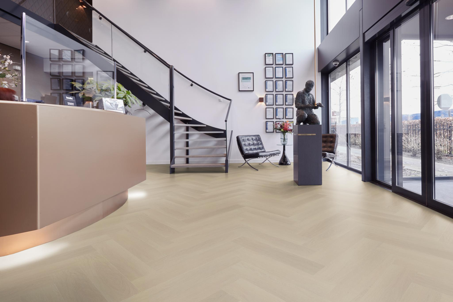 P620 visgraat dryback beige