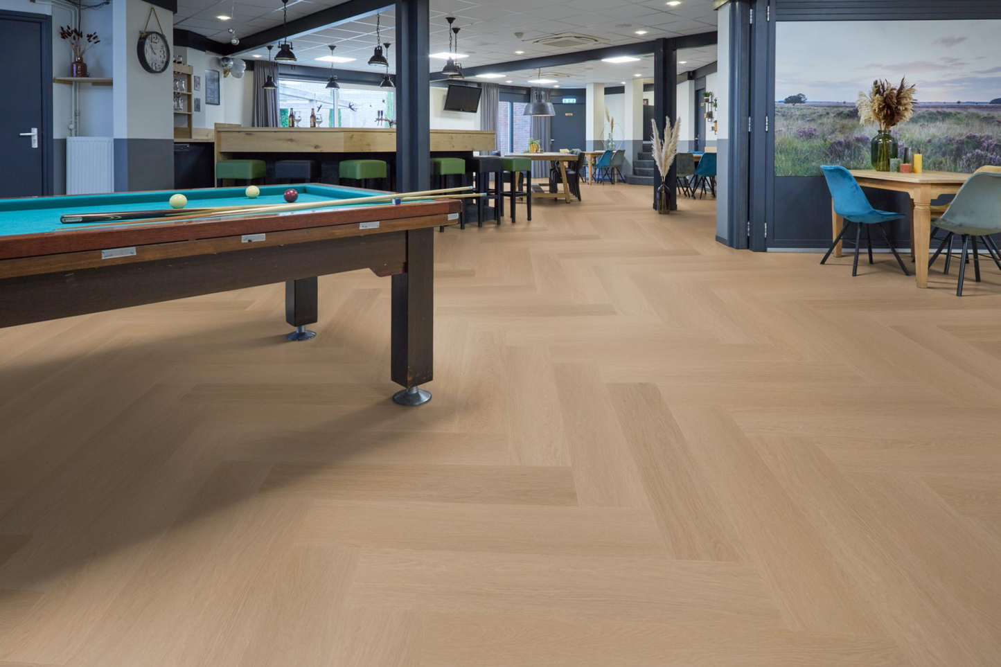 P625 visgraat click SRC dark oak