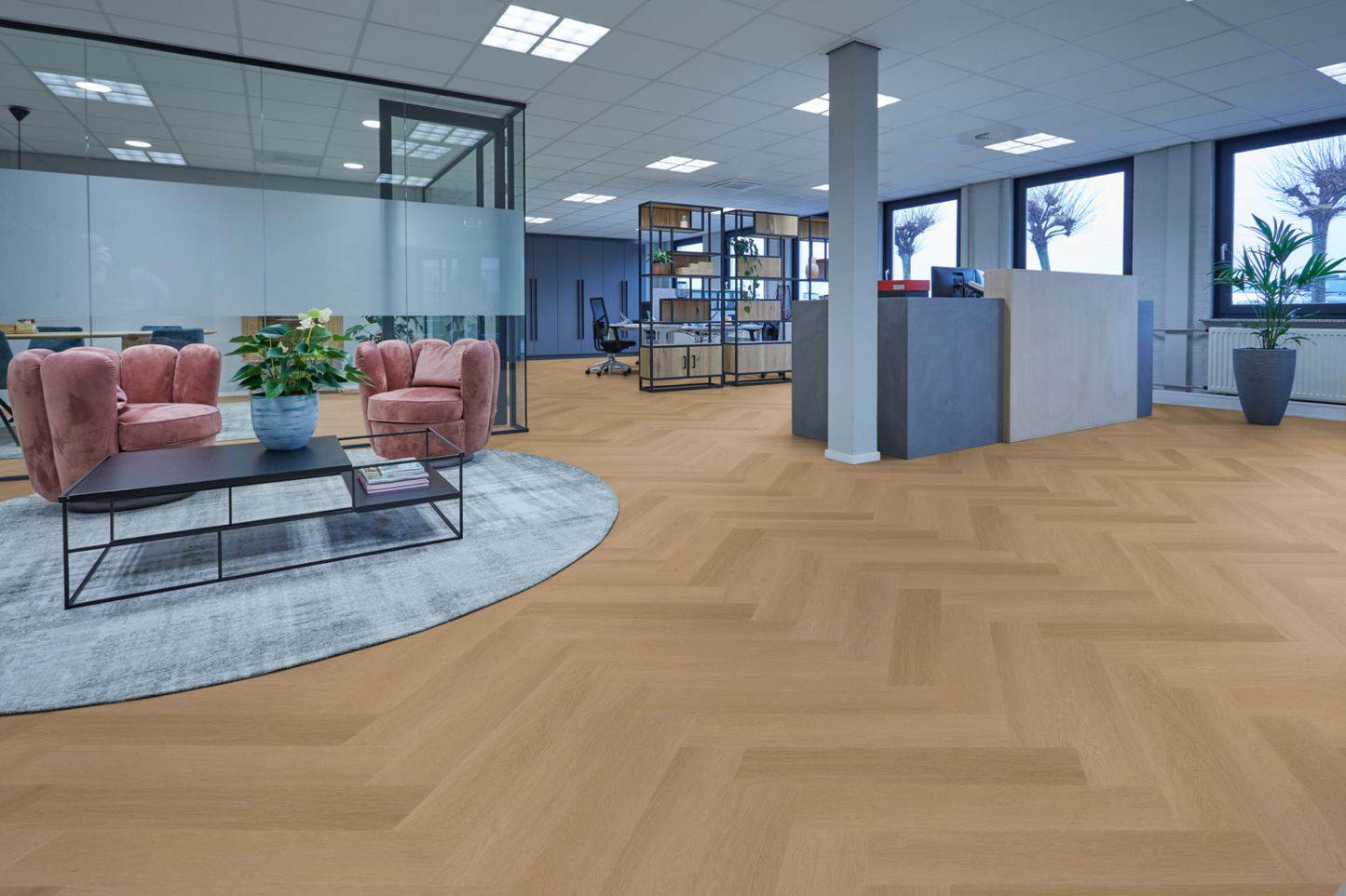 P625 visgraat click SRC dark oak