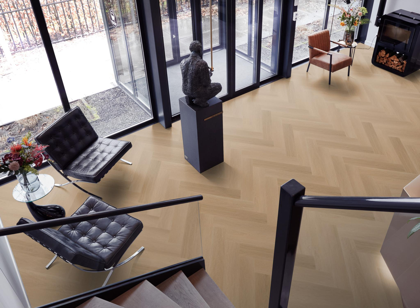 P625 visgraat click SRC dark oak