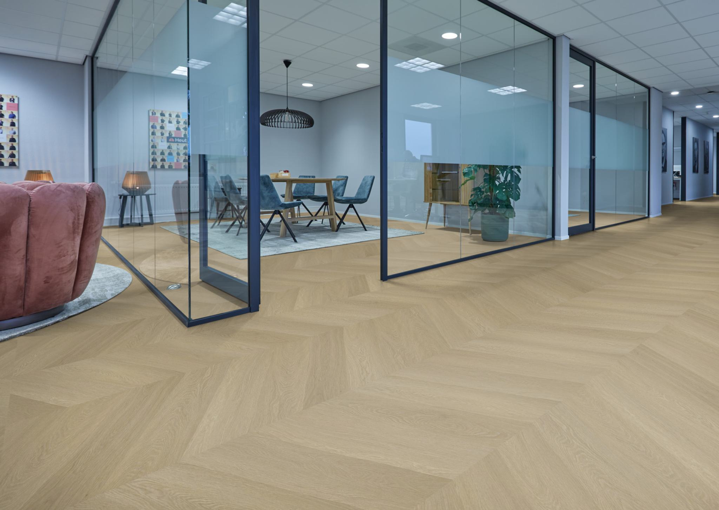 P623 hongaarse punt dryback natural oak