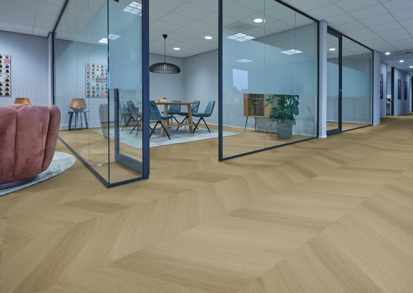 P623 hongaarse punt dryback warm oak