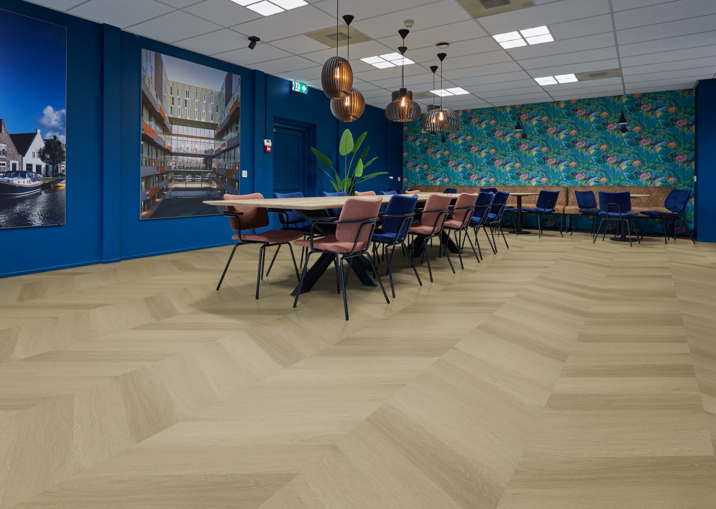 P623 hongaarse punt dryback warm oak