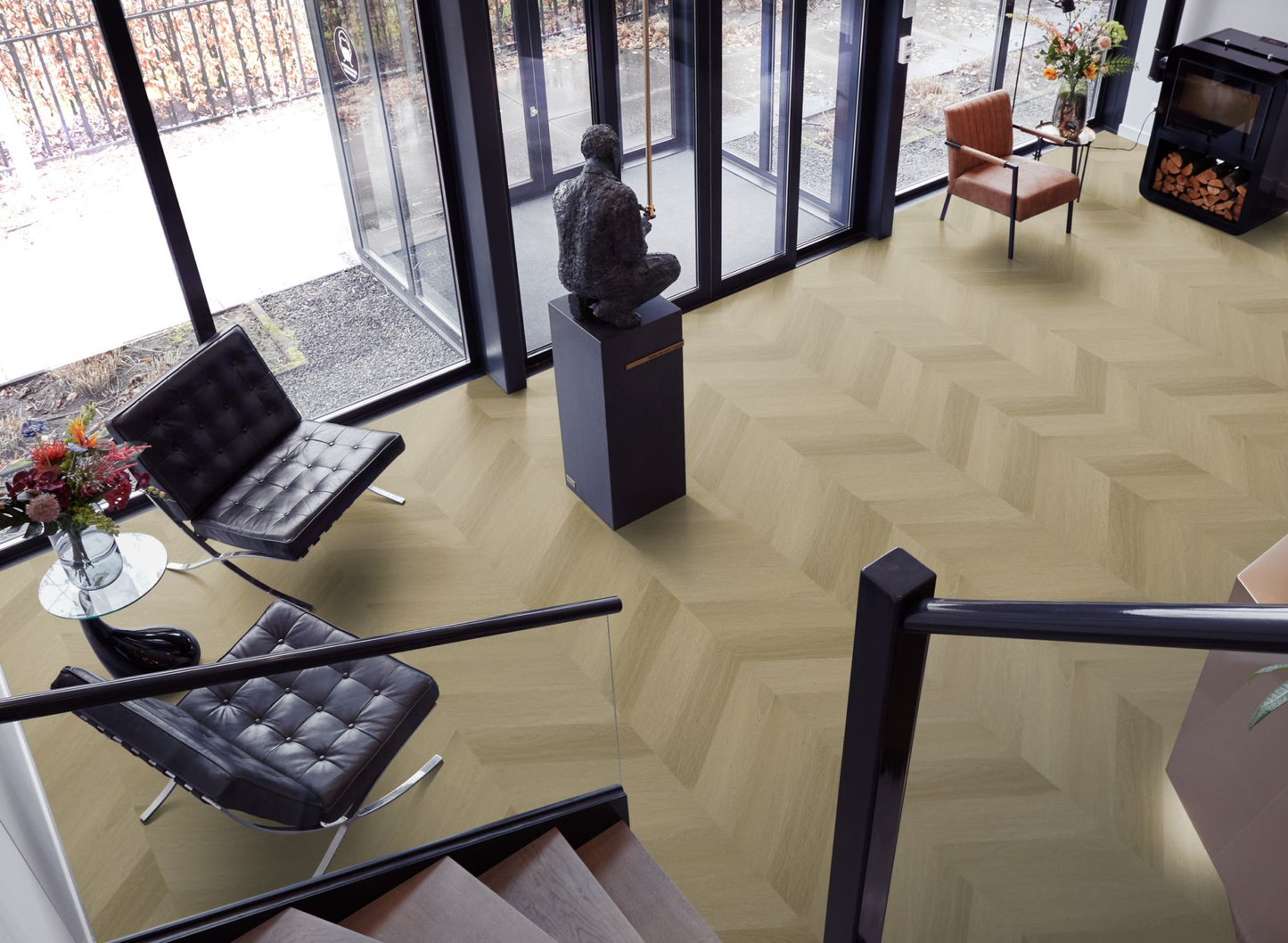 P623 hongaarse punt dryback warm oak