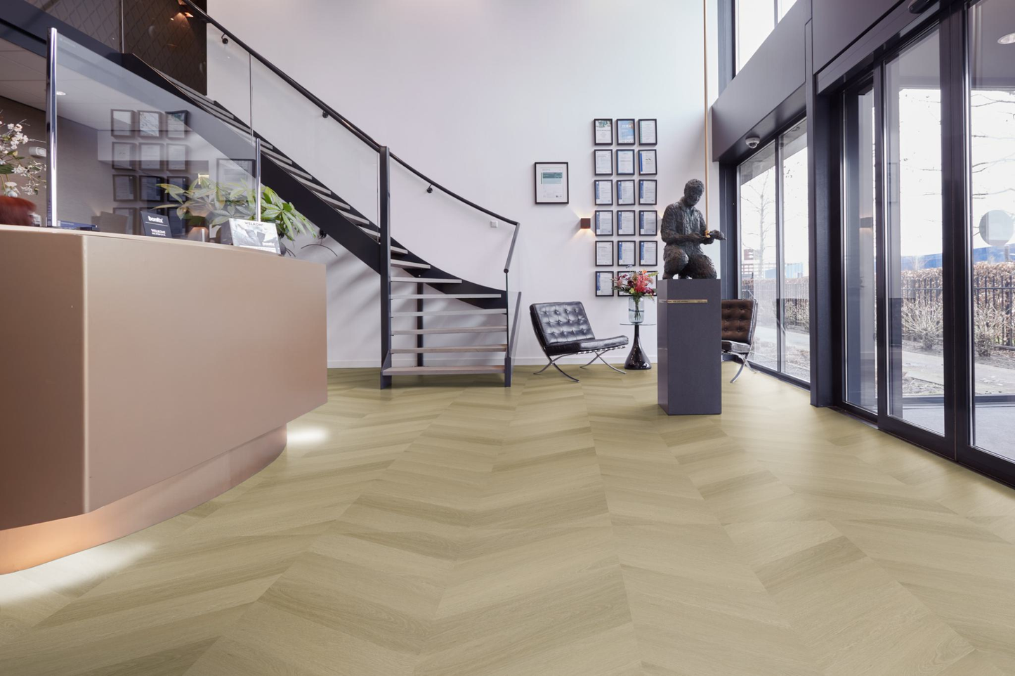 P623 hongaarse punt dryback warm oak