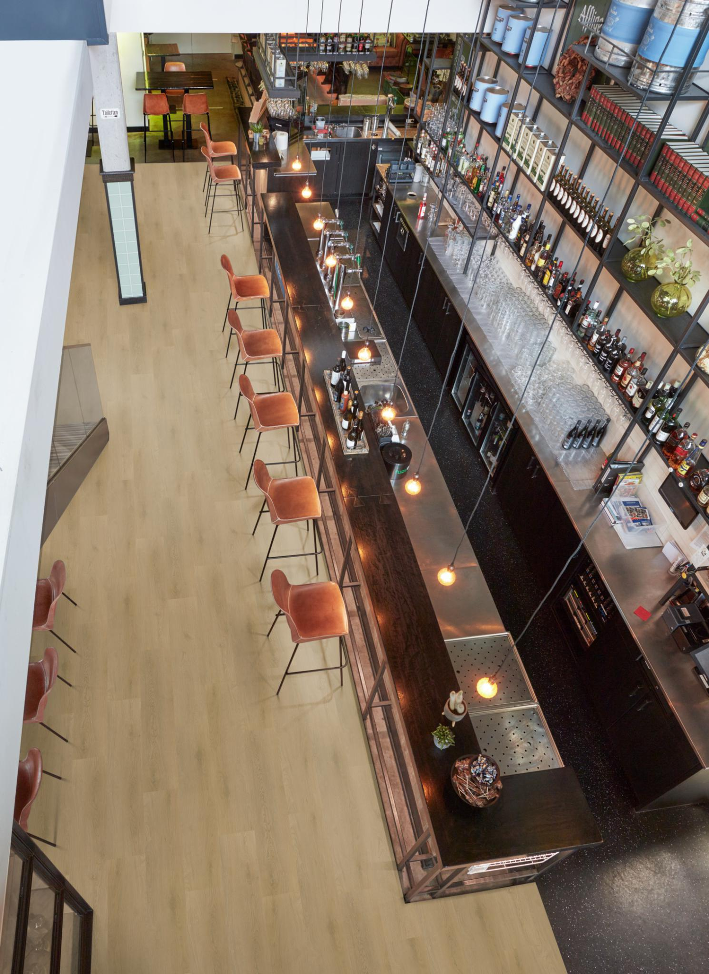 P440 dryback light oak